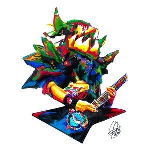 Balsac Jaws of Death GWAR Rock Metal Music Print Poster Wall Art 18x24